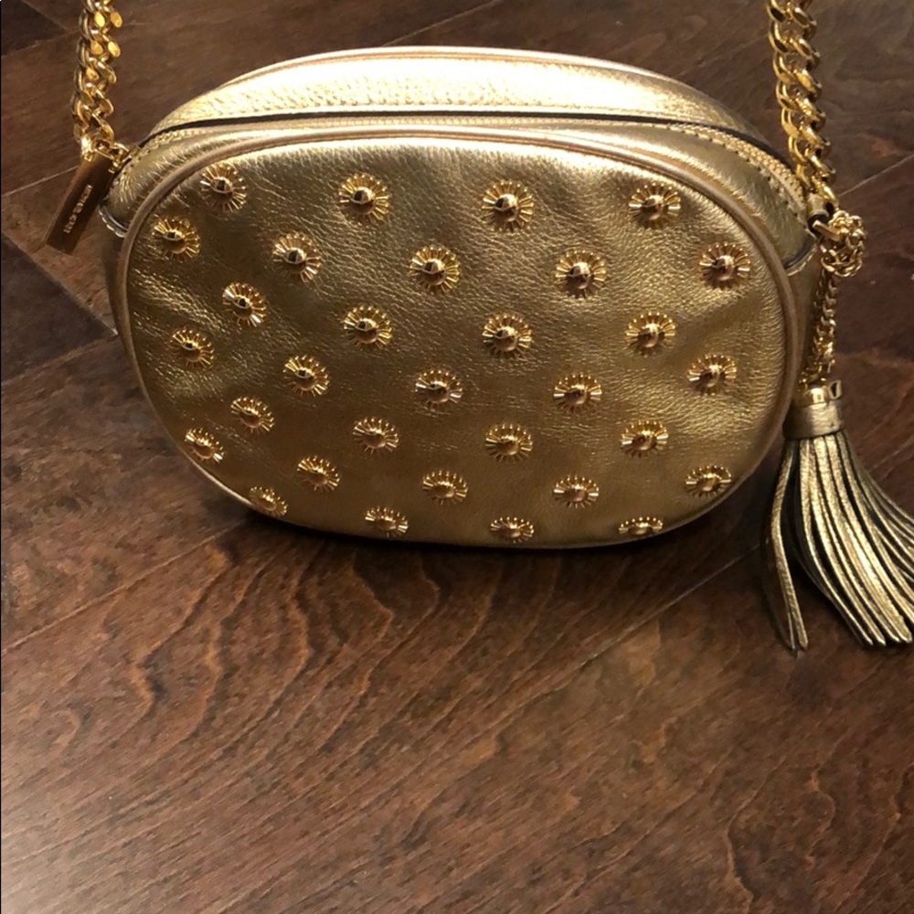 MK crossbody gold